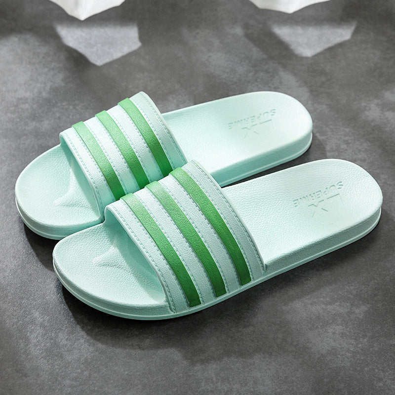Unisex Bath Slippers | Non-slip & Comfortable Stripe Design