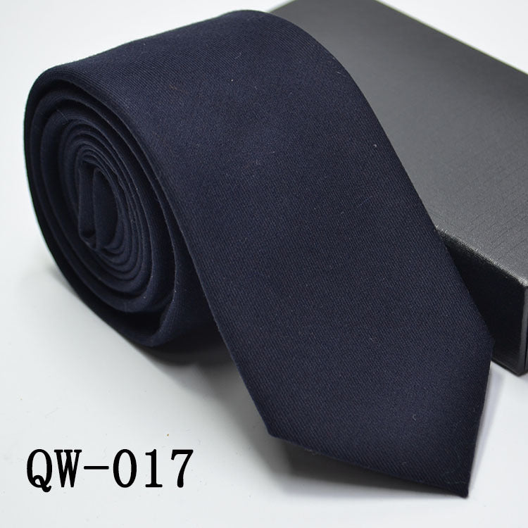 Slim Men's Tie elegant | Wool Look modern stylish