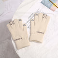 Damen Panda Touchscreen Strickhandschuhe – Warm Winter Fahrrad