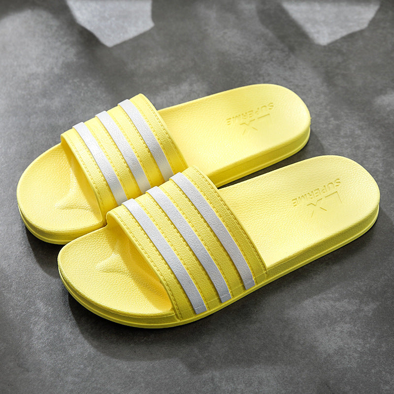 Unisex Bath Slippers | Non-slip & Comfortable Stripe Design