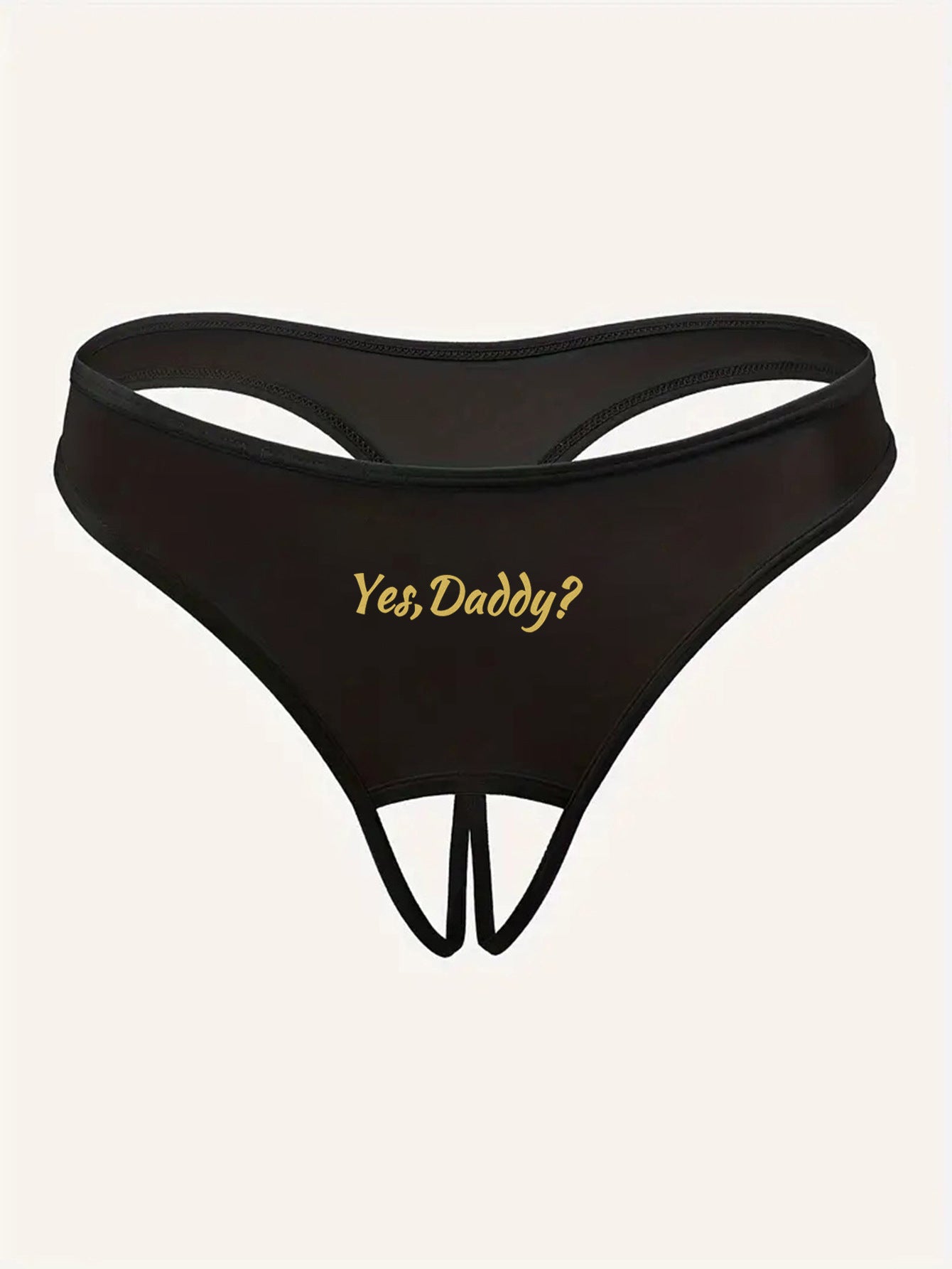 Women's Briefs with Letter Print & Cut-Out - Stylish, sexy & comfortable