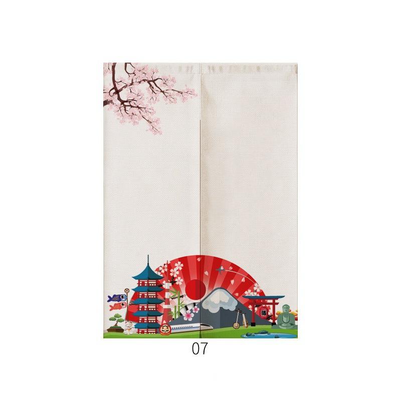 Japanese Noren Curtain | Ukiyo-e Modern Entrance Decor