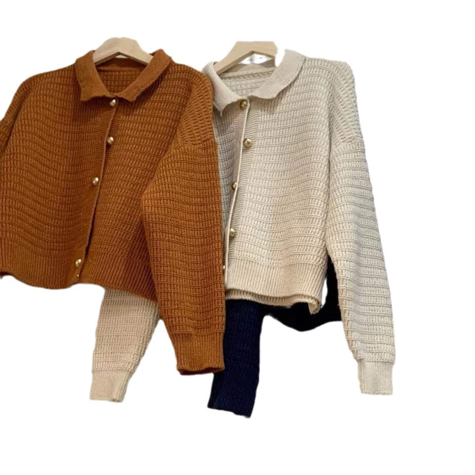 Retro Damen Strickcardigan | Elegante Vintage Strickjacke
