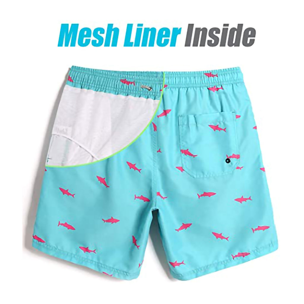 Men's Beach Swim Shorts – Casual Swim Trunks Summer Style