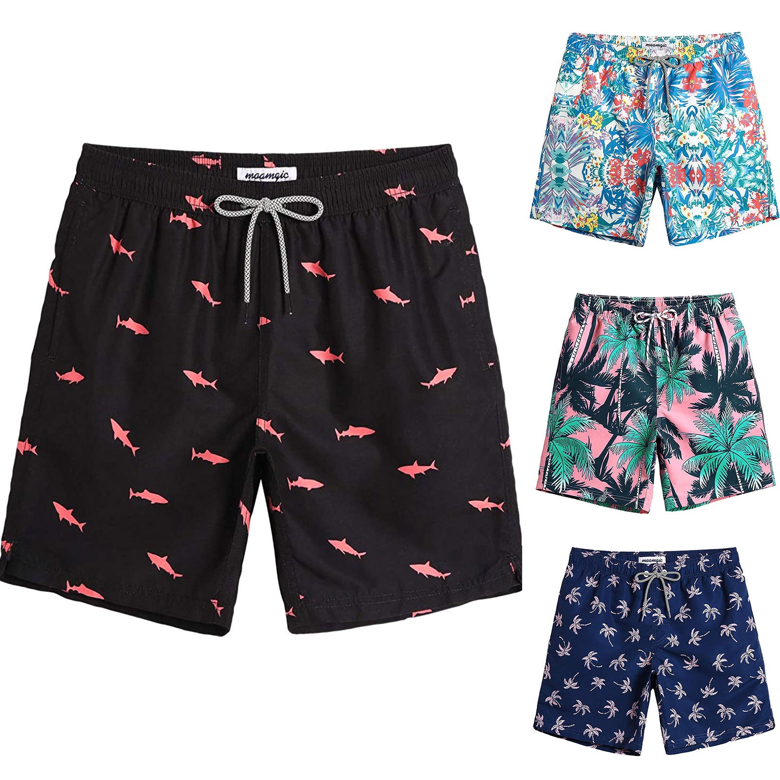 Men's Beach Swim Shorts – Casual Swim Trunks Summer Style