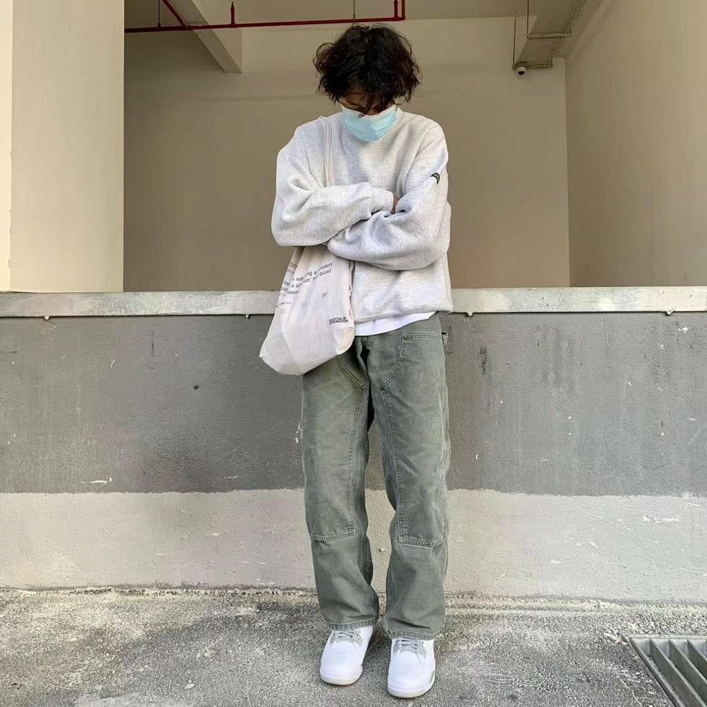 Men's Washed Canvas Overalls | Double Knee | Workwear Style