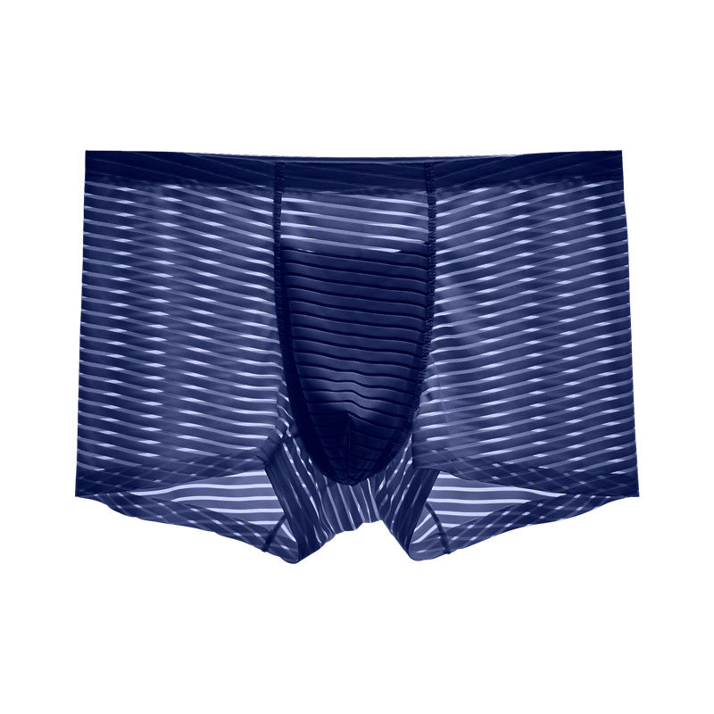Men's Ice Silk Boxer Briefs | Seamless Thin Cooling Comfort