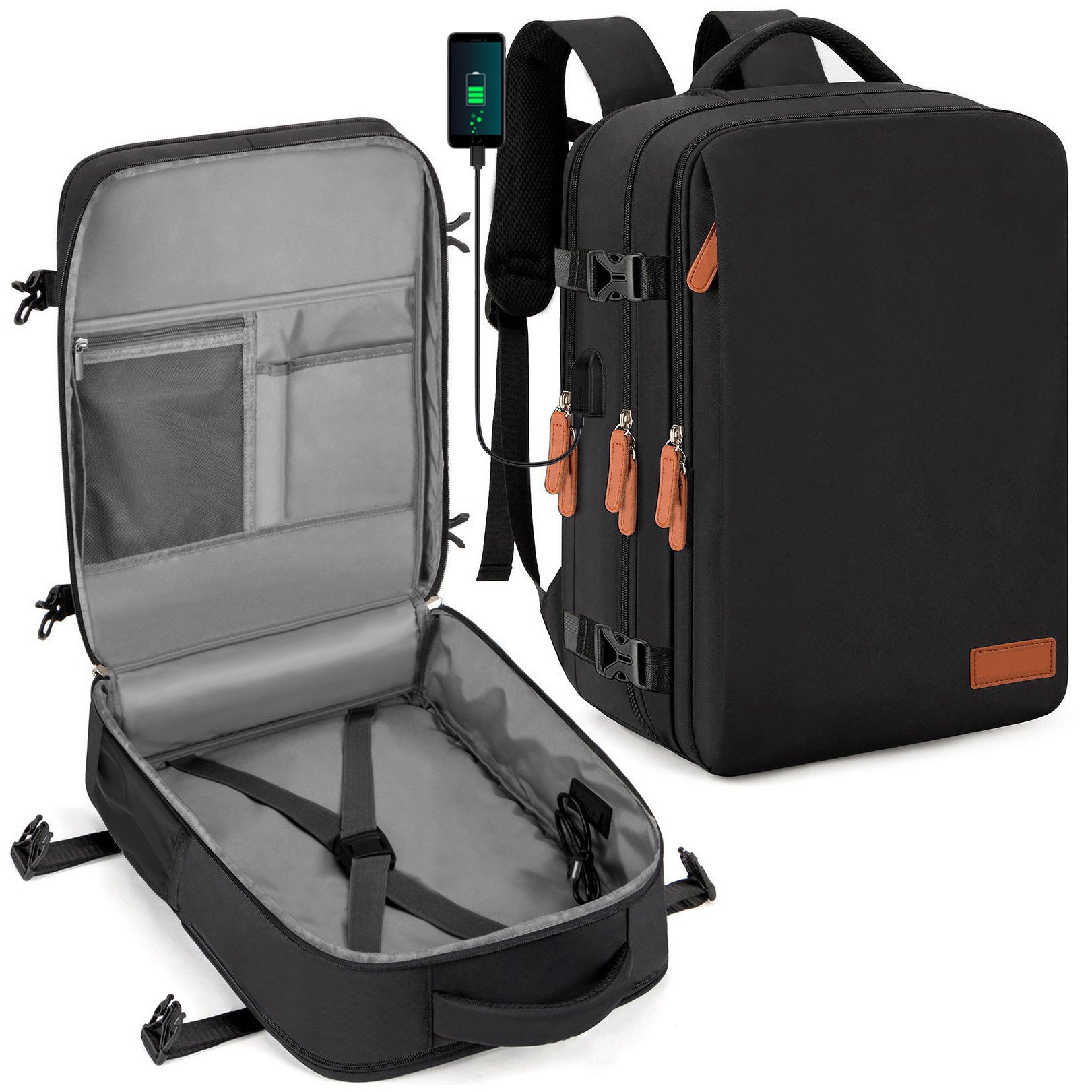 Men's Oxford Backpack | Lightweight Waterproof Casual Backpack