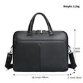 Men's XXL Leather Briefcase 17 Inch – Premium Business Laptop Bag