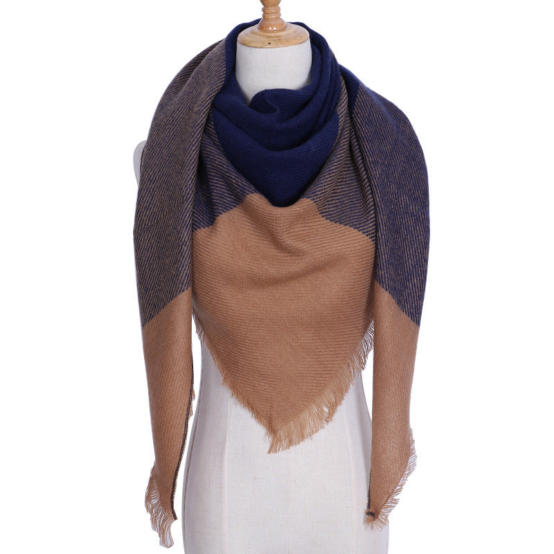Damen Dreiecksschal Elegant | Herbst Winter Schal Stola