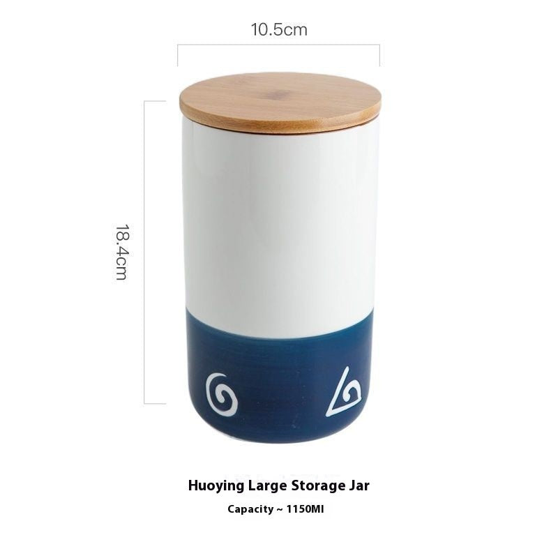 Airtight Ceramic Storage Jar | Muesli Storage | Kitchen Container