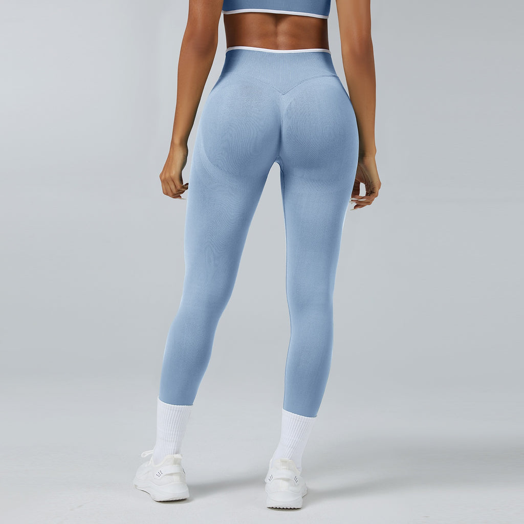 Women's Premium High Waist Sports Leggings – Seamless Dry Fit Yoga Pants