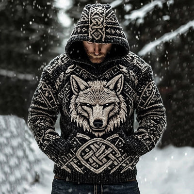Men's Digital Print Sweatshirt – Loose Fit Casual Trendy Pullover
