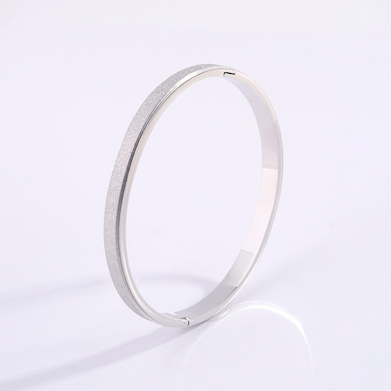 Bracelet made of titanium steel, star pattern, alluvial gold, non-fading