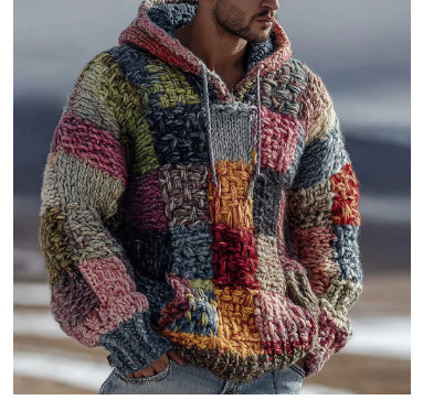 Men's 3D Print Loose Fit Hoodie – Plus Size Trend Sweatshirt
