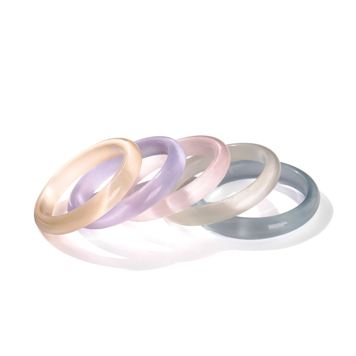 Eisartiges Katzenaugen-Armband für Damen, hochwertiges, eisähnliches weißes Mondlicht