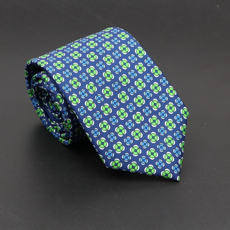 Men's Silk Tie Bohemian 7.5 cm Soft Elegant Modern