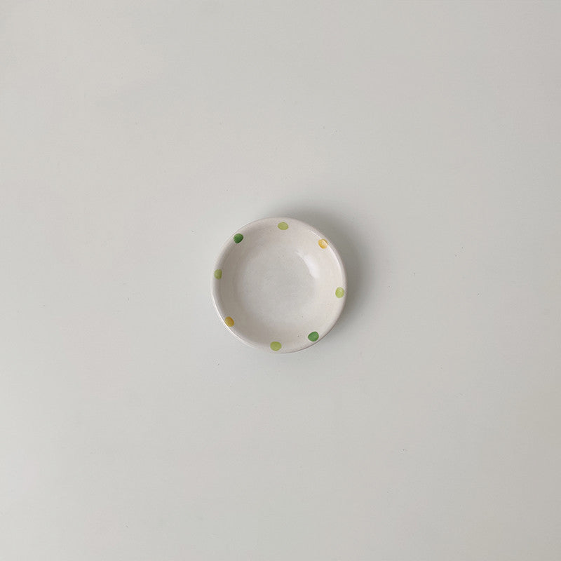 Keramik Teller Set oval | Frühstück Dessert Teller modern Design