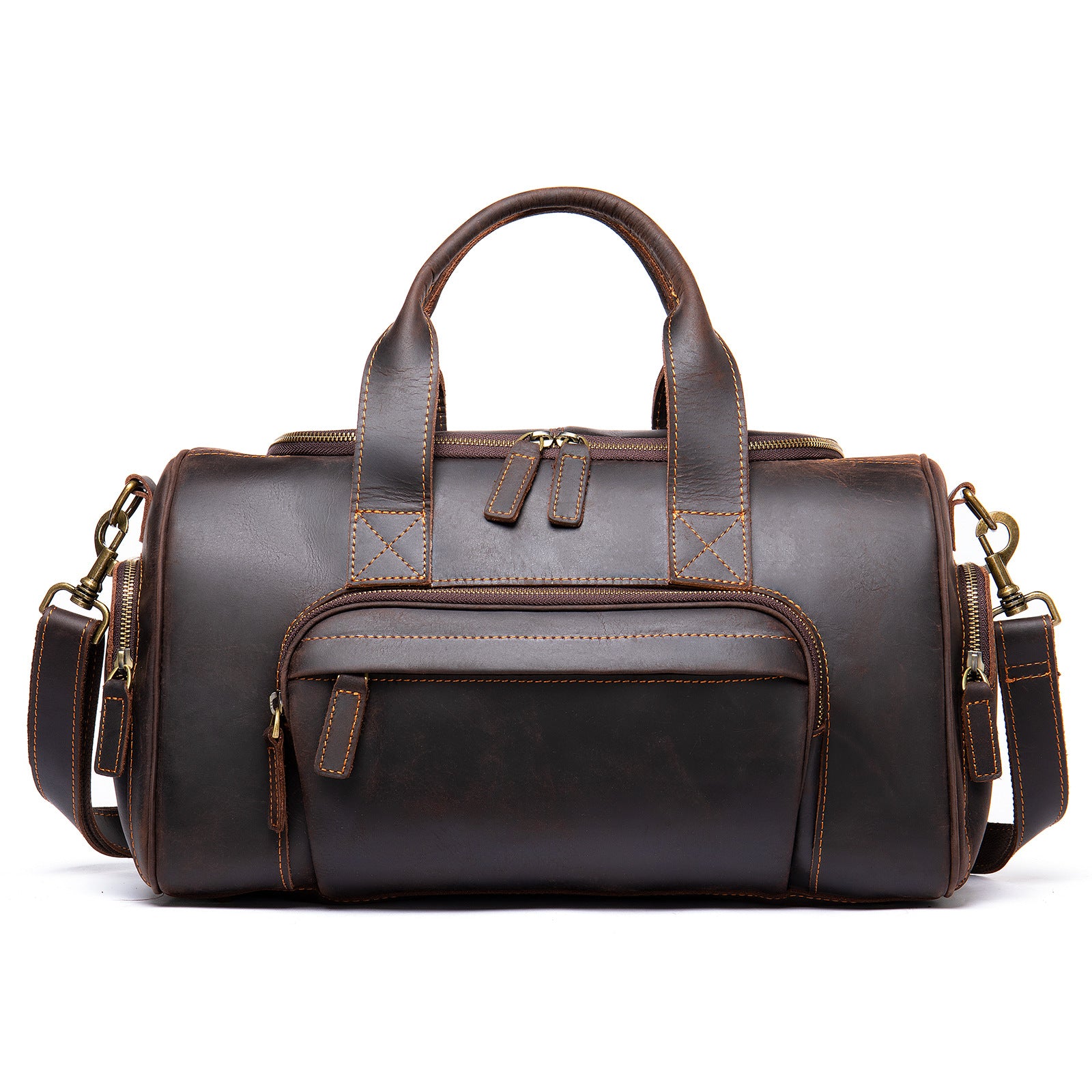 Handmade Men's Leather Travel Bag Retro Style | Large Capacity Premium Quality