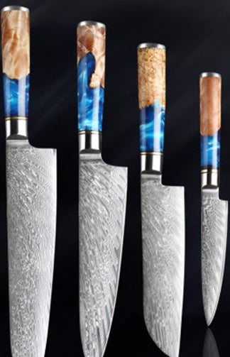 Professional Kitchen Knife Set | Chef Knife Cleaver Stainless Steel