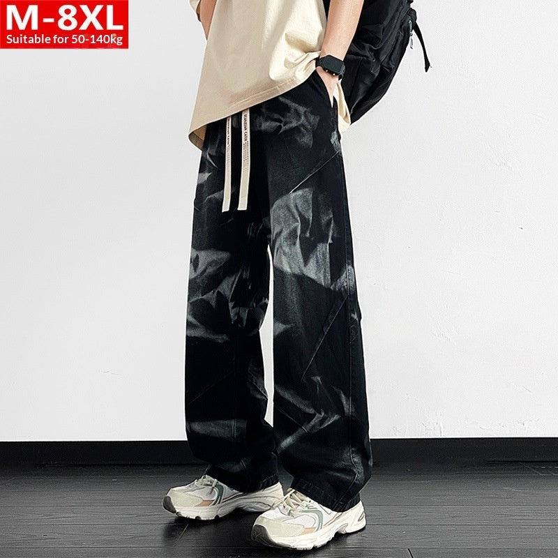 Herren Stretch Jeans Wide Leg – Loose Fit Casual Denim Hose
