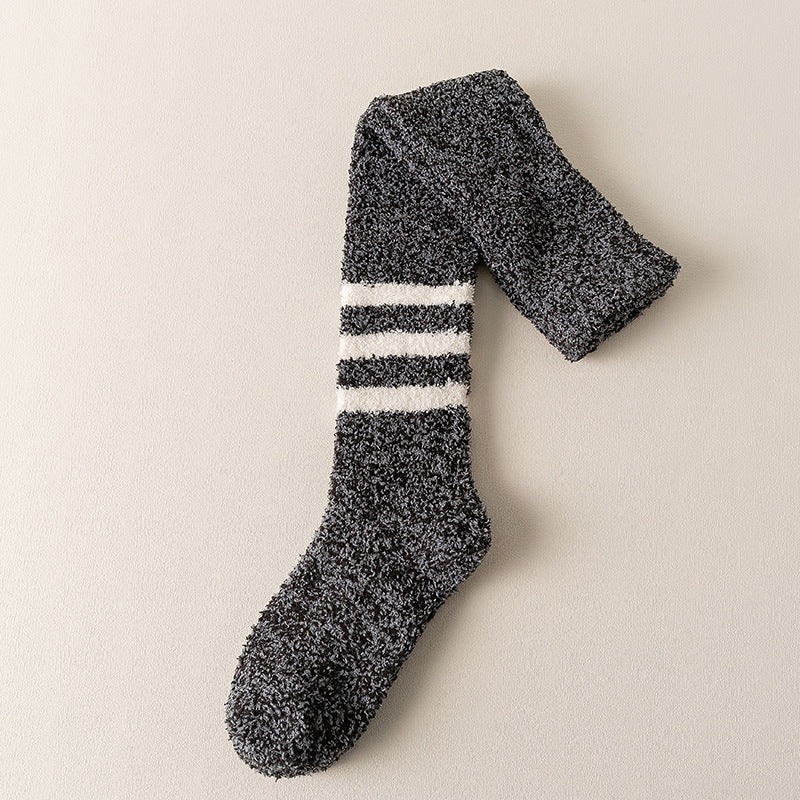 Men's Over-the-Knee Thermal Socks | Coral Fleece extra warm