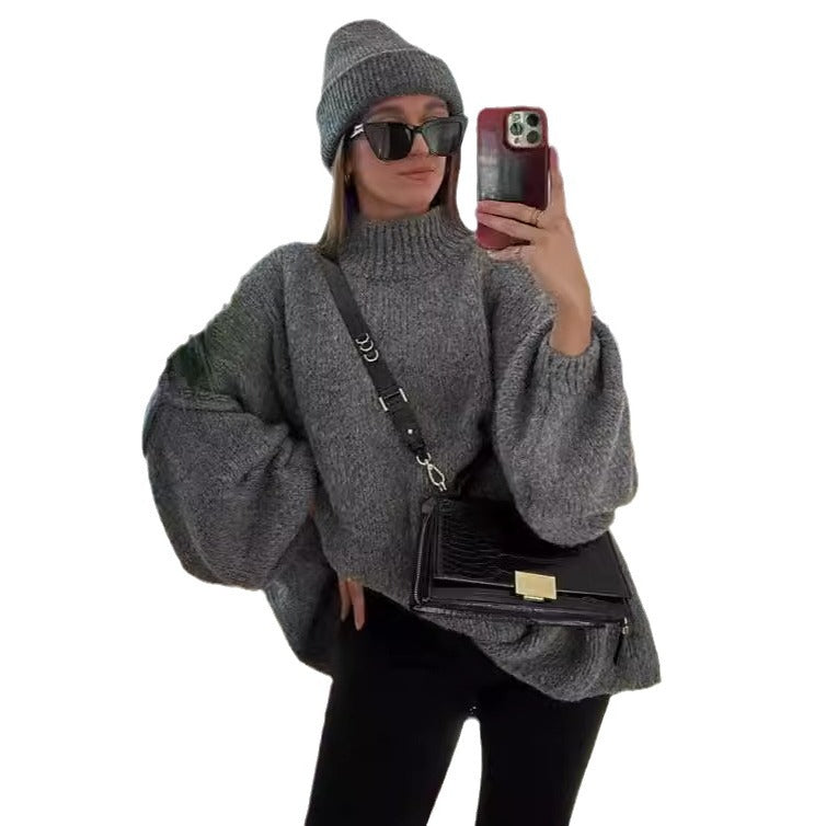 Damen Oversize Plus Size Pullover | Casual Winterlook