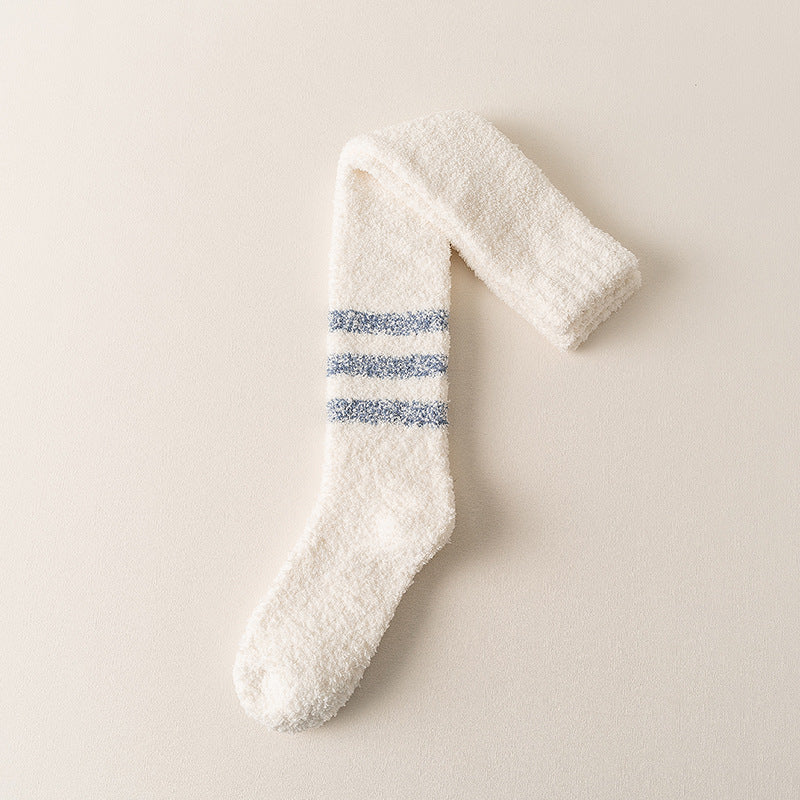 Men's Over-the-Knee Thermal Socks | Coral Fleece extra warm