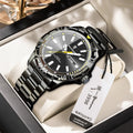 Herren Uhr wasserdicht leuchtend | robust modern Schweizer Stil