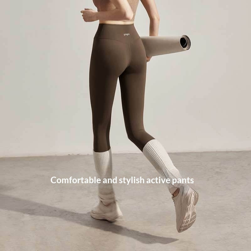 Women's High Waisted Tummy Control Leggings – Push-Up Sports Pants