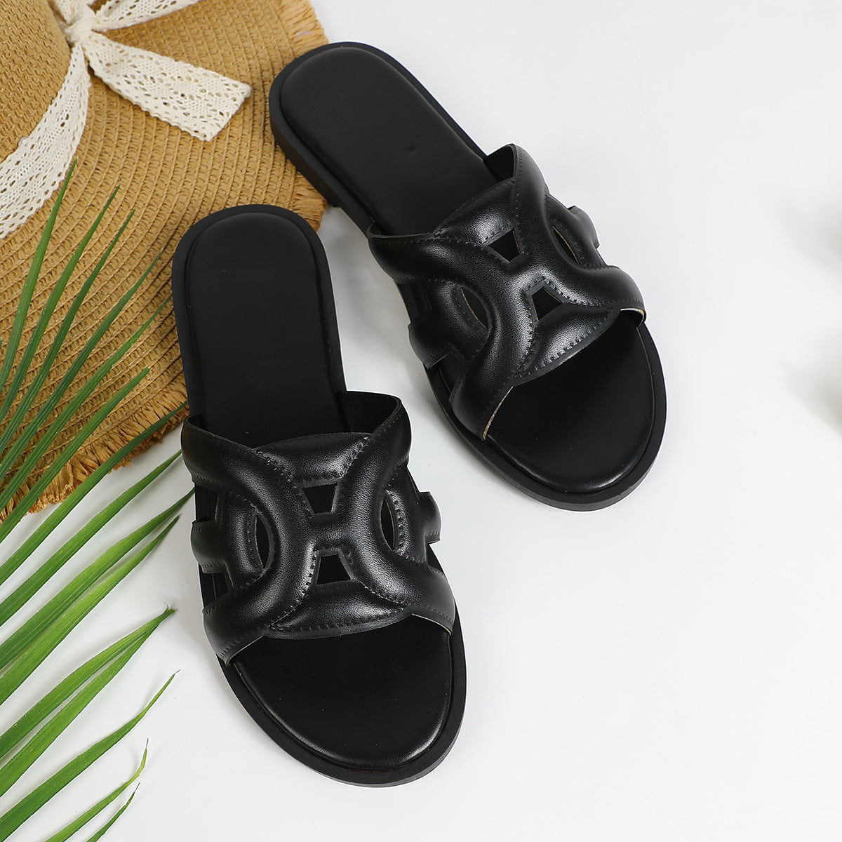 Women's Flat Strap Sandals – Fashionable Versatile Summer Shoes