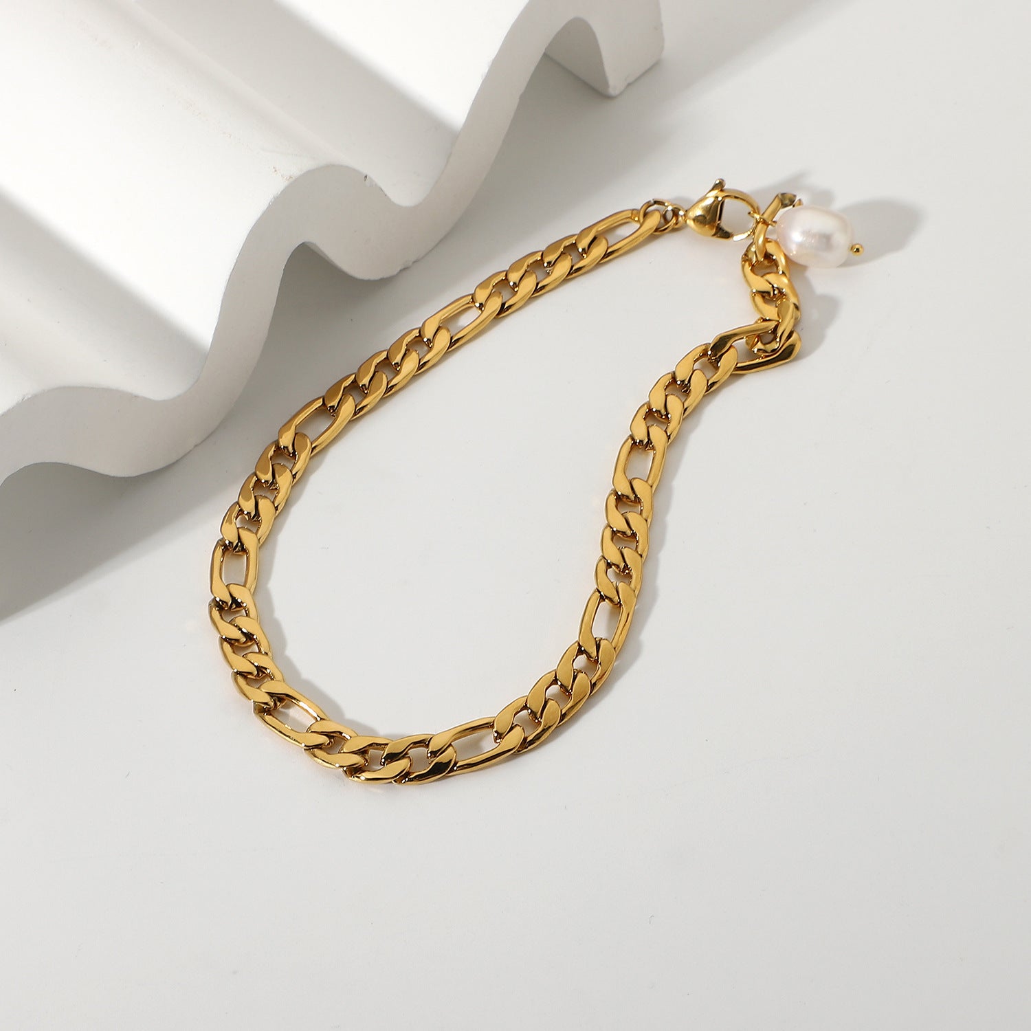 18K vergoldete Edelstahl Fußkette – Elegantes Damen Anklet im luxuriösen Design