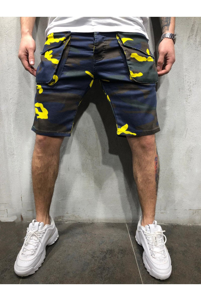 Men's Camouflage Cargo Shorts | Outdoor | Multi-Pocket