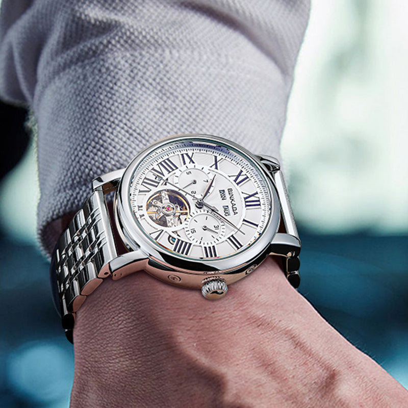 Men's Automatic Watch Waterproof | Multifunction Elegant