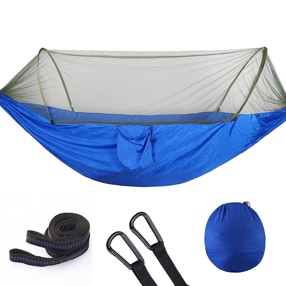 Automatic Camping Hammock with Mosquito Net | Ultralight Double Outdoor Travel Hammock