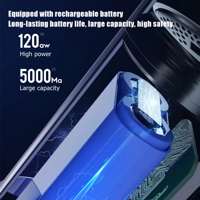 Cordless Car Vacuum Cleaner Rechargeable | Mini Handheld Vacuum Powerful & Portable