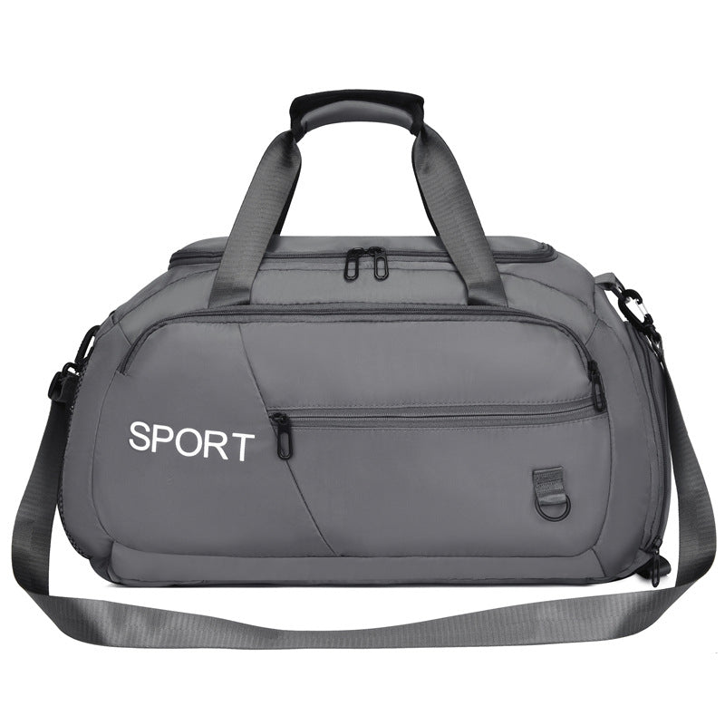 Waterproof Sports Travel Bag with Shoe Compartment – Fitness Shoulder Bag