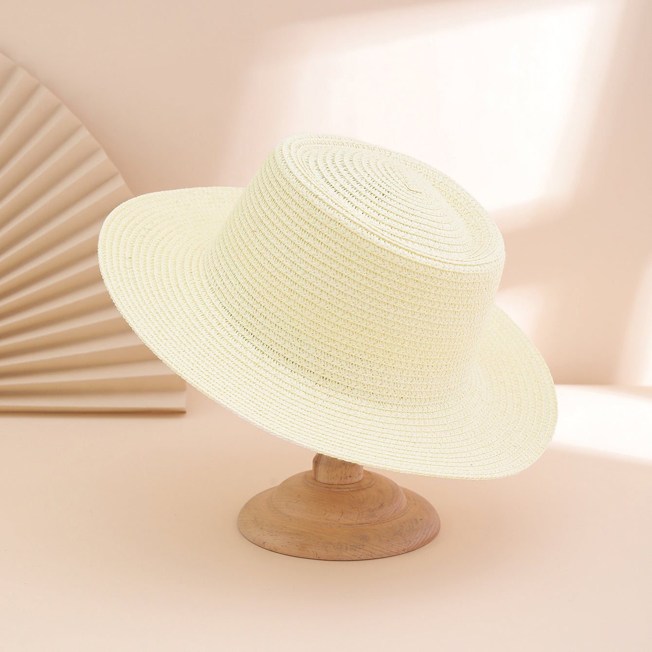 Foldable Women's Sun Hat with Wide Brim – Elegant Travel Hat
