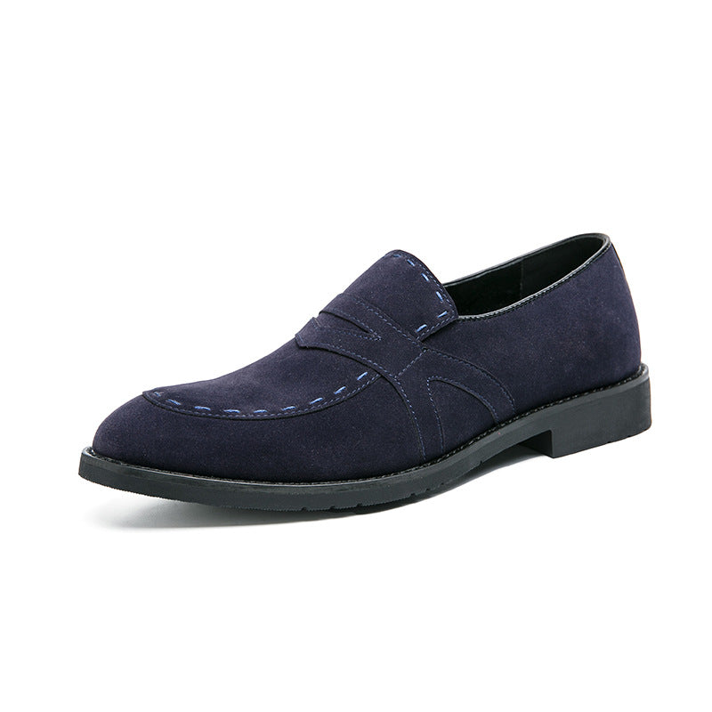 Men's Suede Shoes | British Pointed Elegant Casual