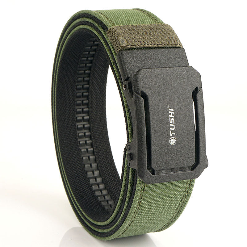 Men's Double-Layer Thickened Tactical Belt