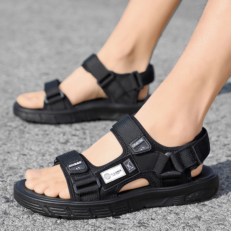 Men's Outdoor Sandals with Buckle Comfort Beach Shoes