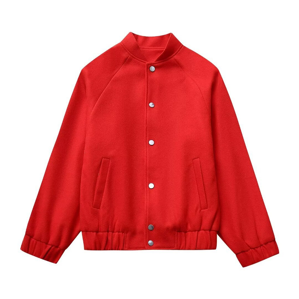 Eleganter Damen Wollmantel – Rundhals, Zeitlos & Stilvoll