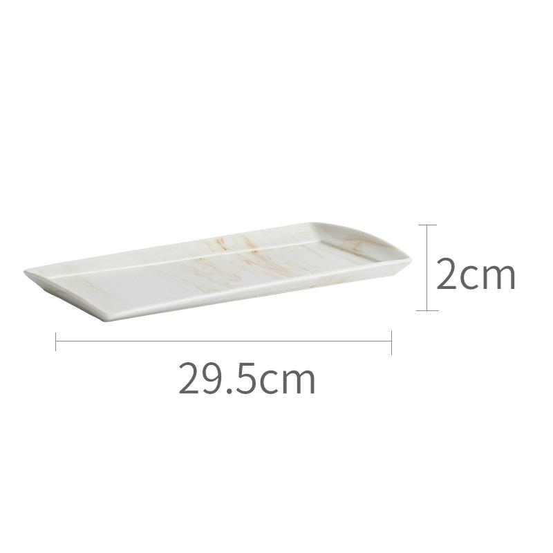 Keramik Schalen Teller Marmor | Elegantes Geschirr Set modern