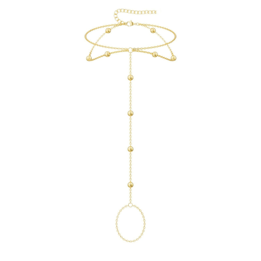 Elegant Ball Bead Anklet for Women - Stylish & Versatile