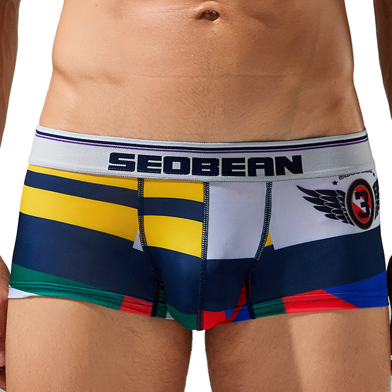 Men's Low-Rise Boxer Briefs | U Convex Pouch | Comfortable Underwear