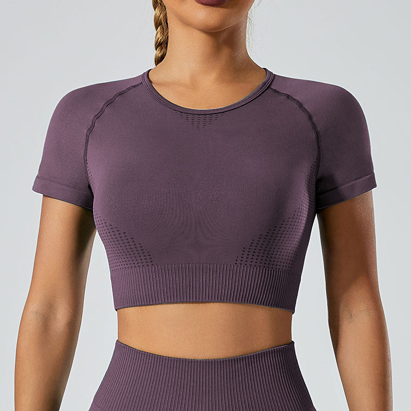 Women's Sports Set – Yoga Top & Leggings, Breathable & Flexible