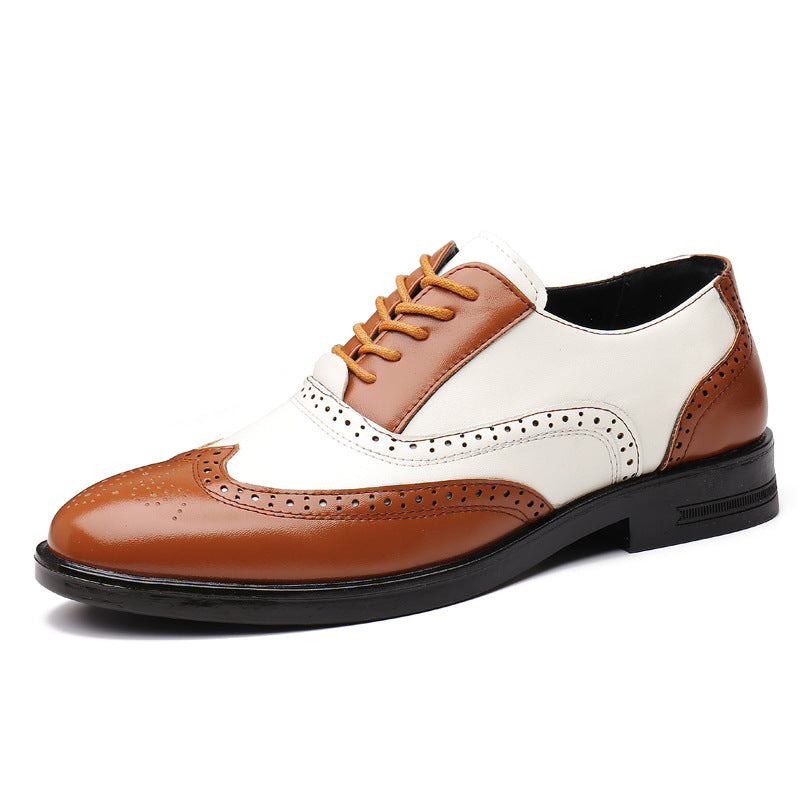 Herren Leder Business Schuhe geprägt | Elegant Freizeit Stil
