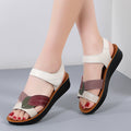 Damen Sandalen Sommer bequem rutschfest Klettverschluss Schuhe