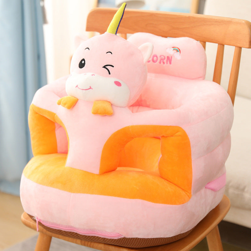 Baby Sofa Seat Support | Anti-Tip Plush Learning Cushion