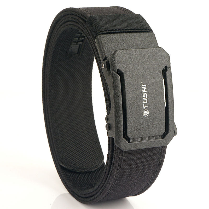 Men's Double-Layer Thickened Tactical Belt